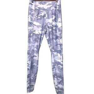 Avis Gray Camo Hi Waisted Full Length Active Sporty Casual Leggings Size Small